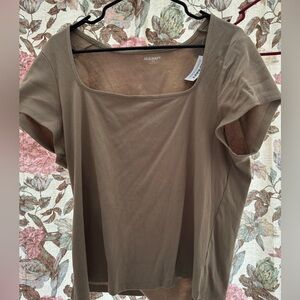 NWT Old Navy ribbed square neck top